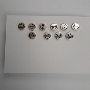 Emoji Face Earrings